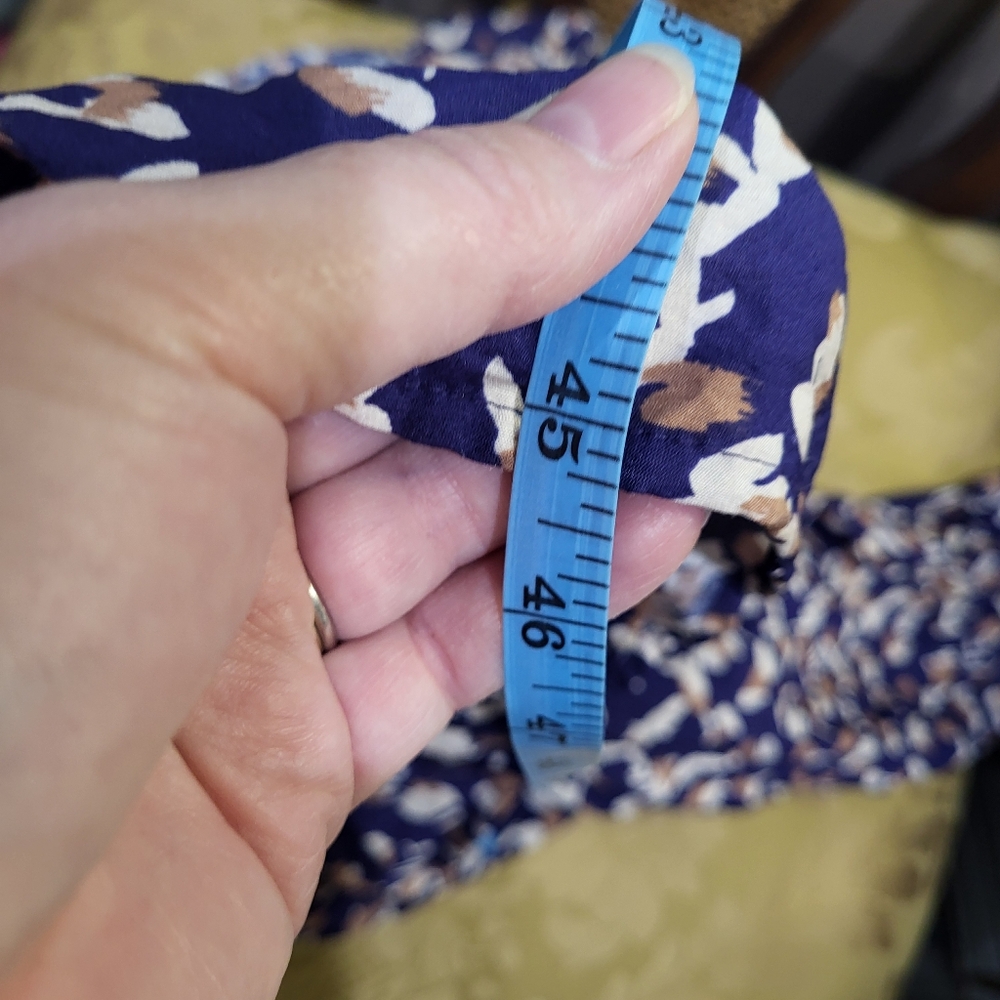 Nine West Blue and Pink Midi Dress - Picture 7 of 10